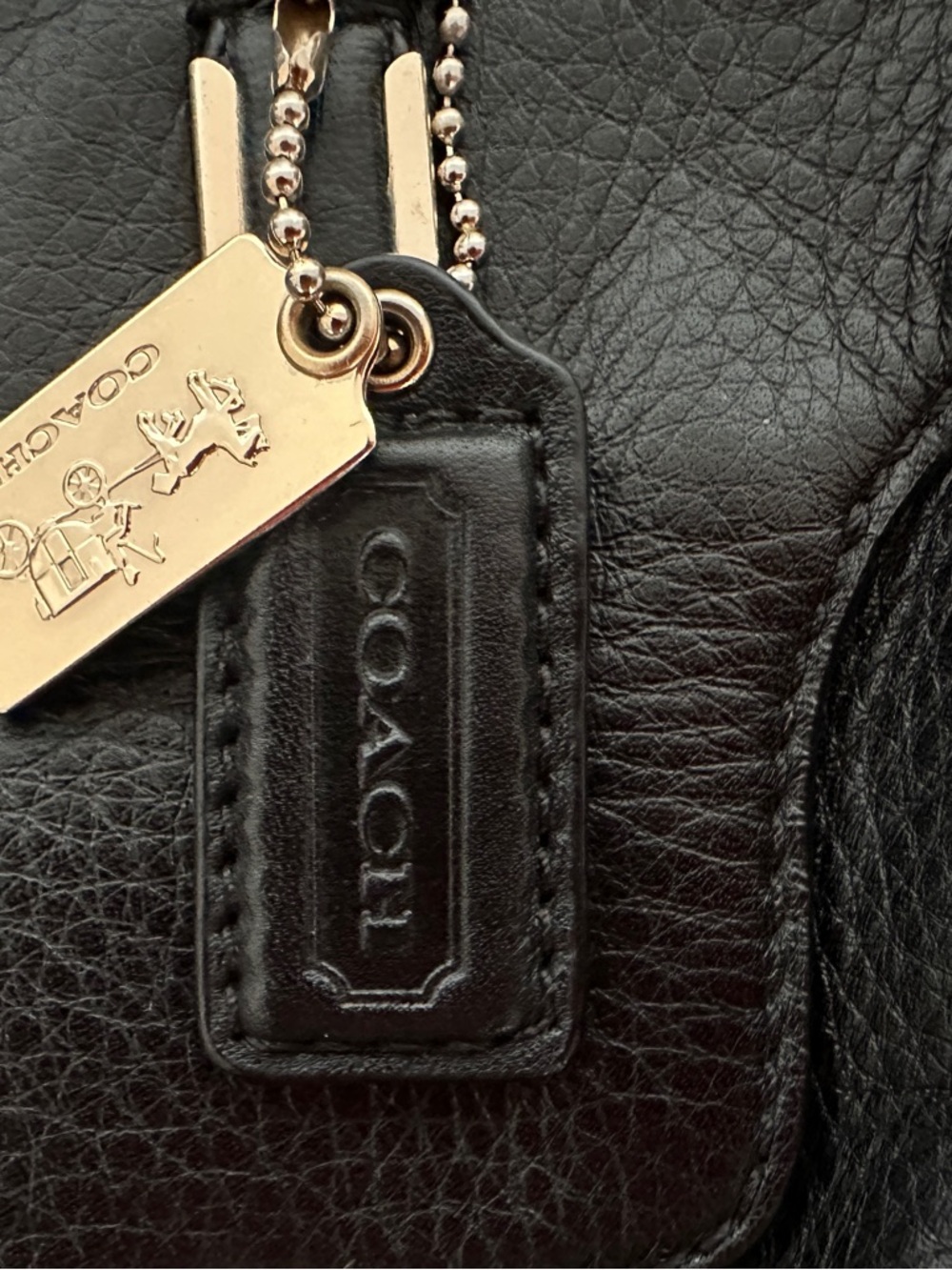 Vintage Coach 25169 Madison Madeline Leather Satchel with Coin Purse - Picture 6 of 12